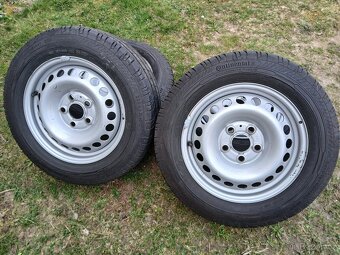 Plechová kola,sada,5x120,ET52,CONTINENTAL,205/65 R16C,4x9,5m - 2