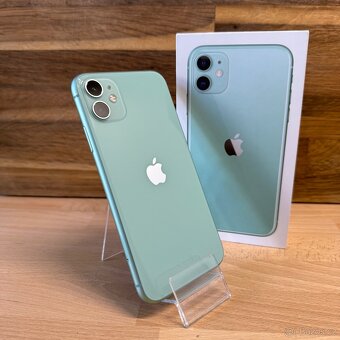 iPhone 11 128GB, zelený, 100% baterie (12 měsíců záruka) - 2