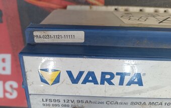 Autobaterie Varta profesional - 2