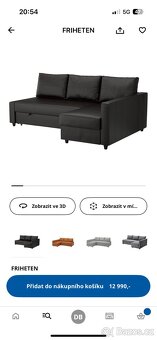 Prodám rozkládací pohovku FRIHETEN - 2