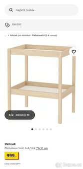 Ikea přebalovací pult sniglar - 2