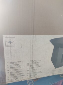 Kovové ohniště kulaté cca 62cm na podstavci-nové - 2