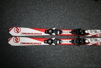 lyže dynamic 110 cm , lyžáky - 2
