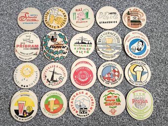 Pivní tácky celá sbírka většinou socialismus - 2