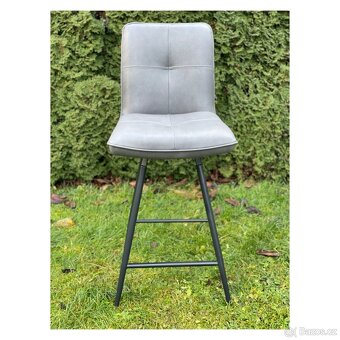 Kožená jídelní barová židle - Lora - 2