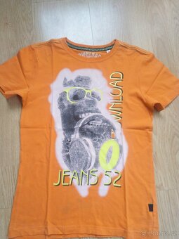 CHLAPECKÁ TRIČKA 2 KUSY vel.146/152 - 2