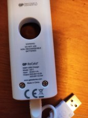 USB nabíječka pro 2 baterie AAA, AA - 2