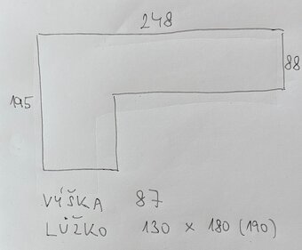 Šedomodrá sedačka, rohová a rozkládací - 2