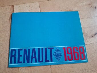 Staré reklamní prospekty Renault - 2