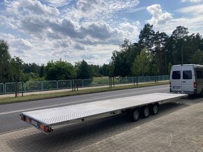 Půjčovna Dvojvlek Double vlek Dvojplato autopřepravník 9x2,1 - 2