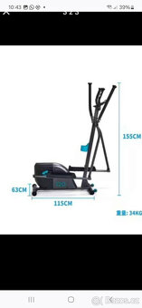 eliptický trenažér Domyos 120, decathlon, dovezu - 2