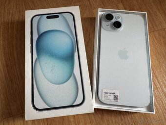 Nový iPhone 15 256GB Blue,faktura,záruka,komplet - 2