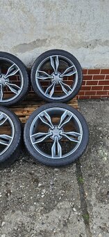 Alu kola r18 Audi, 5x100, letní 225/40 - 2