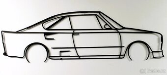 Škoda 130 RS kovový obraz 110cm - 2