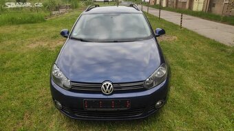 VW Golf 6 combi 1,6 TDi 77kw úsporné auto - 2