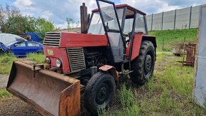 Zetor crystal 8011 + radlice, zadní lžíce a vidle, řetězy - 2