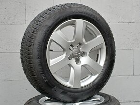 Pěkná zimní orig alu kola Audi A6, Kumho 225/60/17 vzorek 7m - 2