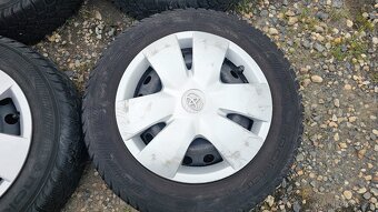 Sada 14" disků Toyota 4x100 + zimní pneu Nokian - 2