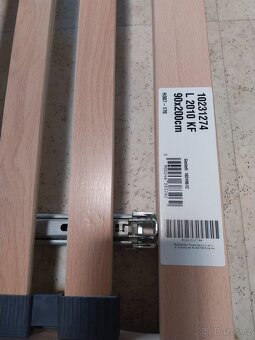 DOMESTAV postel 90cm s rostem + supliky ASKO - 2
