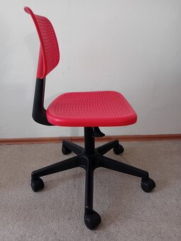 Dětská židle Alrik červená značka IKEA - 2