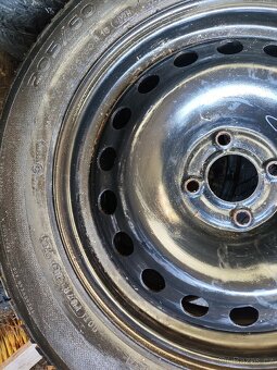 Plechovka 4x100 r16 střed 58,6  Michelin 205/60 r16 - 2