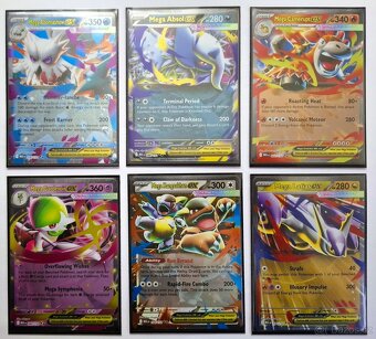 Karty Pokémon Mega Evolution - sbírkové, originál - 2