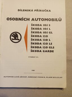 Škoda 105/120/Garde-dílenská příručka - 2