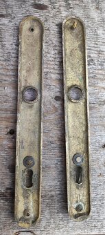 Mosazné kování na dveře-retro - 2