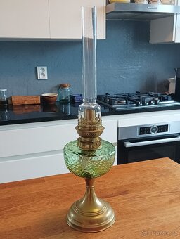 ART DECO STAROŽITNÁ PETROLEJKA BOINSOT PARIS KOLEM 1920 - 2