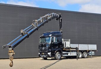 MB Arocs 2545 - 6x2 – Valník + HR-HMF 3220 K8 – EURO 6 - 2