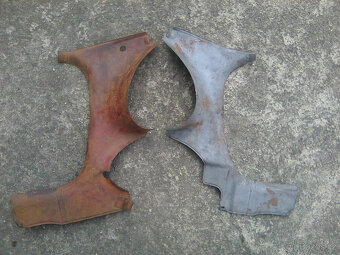 Jawa 250/350 Kývačka Půlbuben ND nádrž,trojdíl.pods.plechy.. - 2