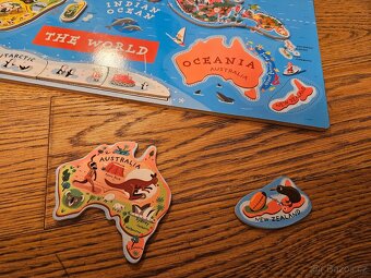 Magnetické puzzle The World Janod - 2