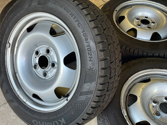 Zimní sada 5x120 original Volkswagen T6 215/60 R16C - 2