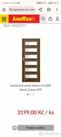 Interiérové dveře včetně zárubní 90P, NOVÉ - 2