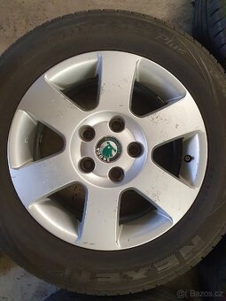 Originální kompletní kola Škoda 5x112 r15 pneu 195/65 r15 - 2