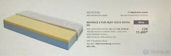 Matrace 160 x 200 cm - 2