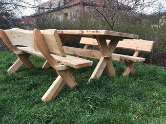 Zahradní set - nábytek z masívu - 2
