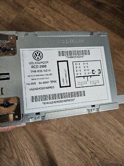 Autoradio VW RCD 200 - 2