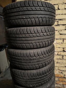 Zimní pneu na plechových kolech 5x100, 205/55/R16 - 2