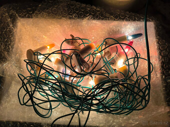 Staré vánoční svíčky Zlatokov,vánoční světýlka,osvětlení - 2