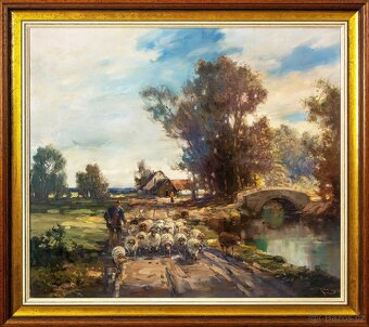 Venkovská krajina, G.König, 920 × 820 mm - 2