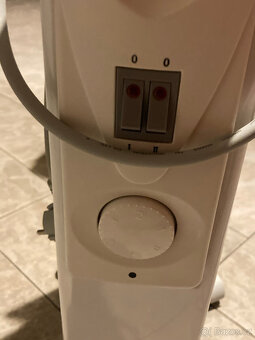 Olejový radiátor, bílý, 1500 W - 2
