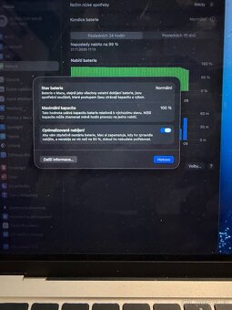 Macbook Air M3 13" 16GB/256G 100% baterie - 2