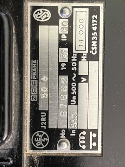 Sběratelský bakelitový jistič 50A - 2