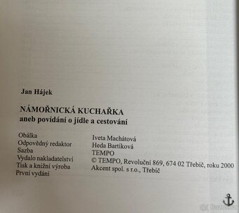 Námořnická kuchařka (Jan Hájek) - 2