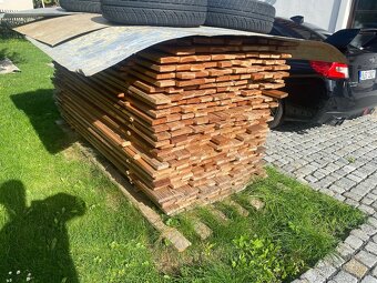 Prkna modřínove hoblovaná  vysušená - 2