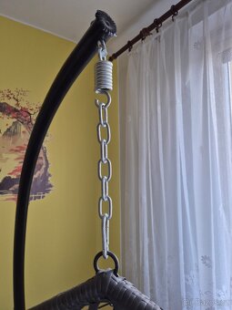 Závěsná houpačka šedá - 2
