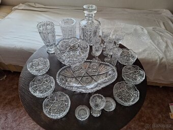 broušené sklo sada - 2