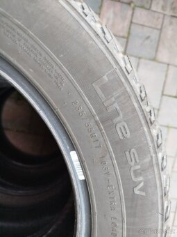4 kusy 235/55 R 17 Nokian 103 V XL suv - 2
