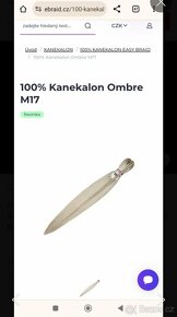 100% kanekalon, barva ombré - 2
